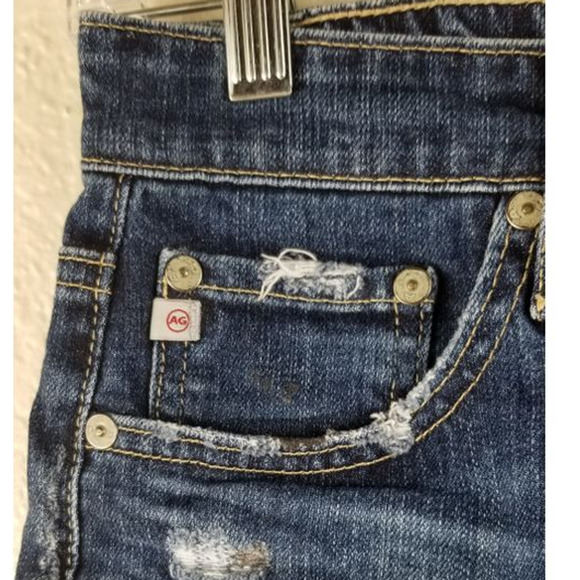 Adriano Goldschmied Byrn Ex Boyfriend Off Jean Distressed Short 24 - Picture 4 of 7